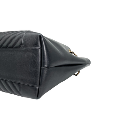 Chanel Black Chevron Tote