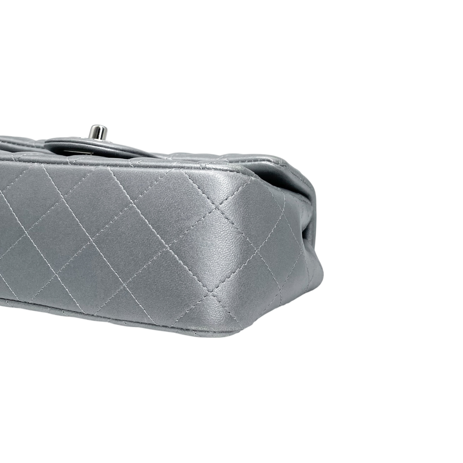 Chanel Silver Mini Rectangle
