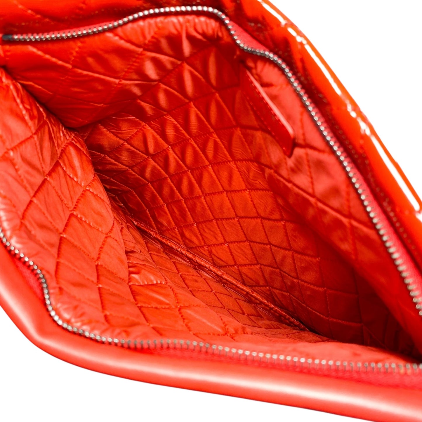 Chanel Patent Red Beauty CC Clutch