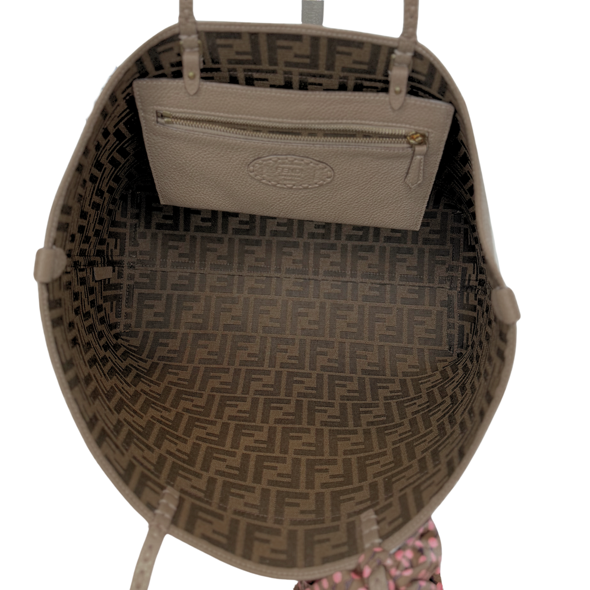 Fendi Medium Roll Tote Zucca Reversible