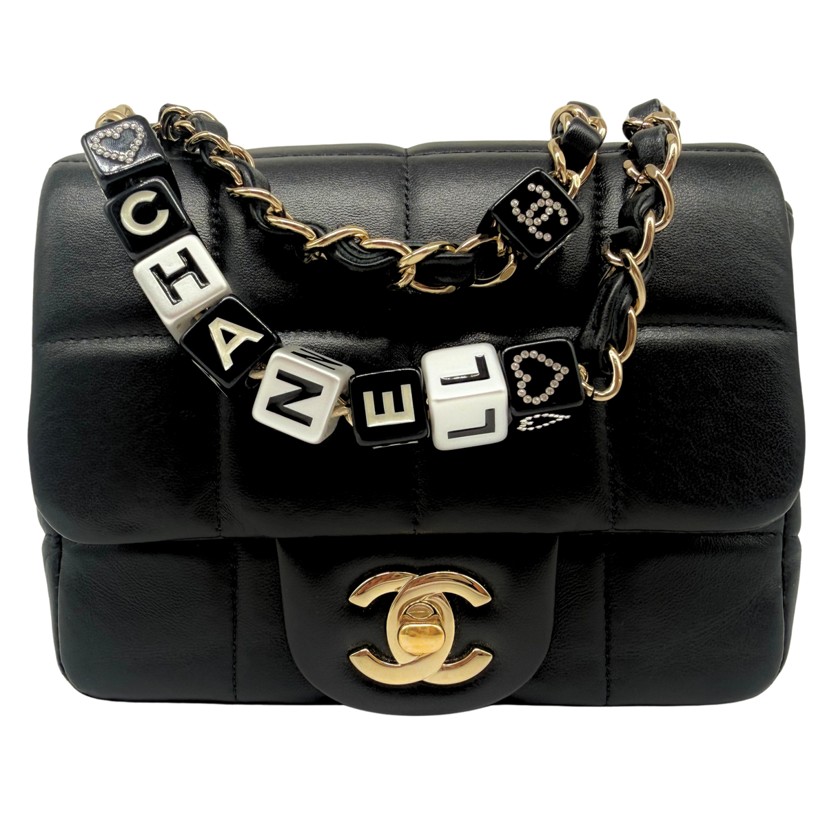 Chanel Monaco Black Mini Square Flap Bag