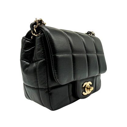 Chanel Monaco Black Mini Square Flap Bag