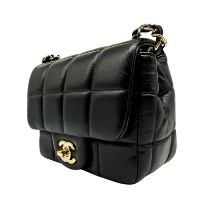 Chanel Monaco Black Mini Square Flap Bag