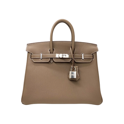 Hermes Birkin 25 Etoupe Togo Palladium Hardware
