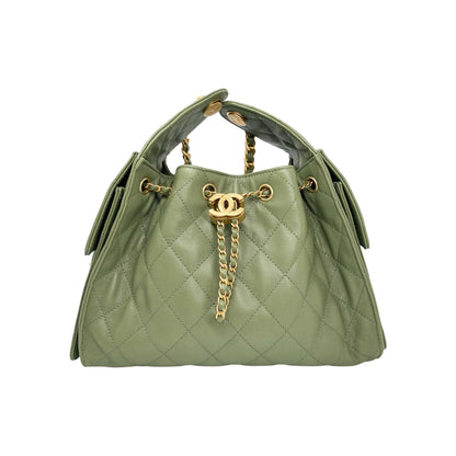 Chanel 25 Khaki Small