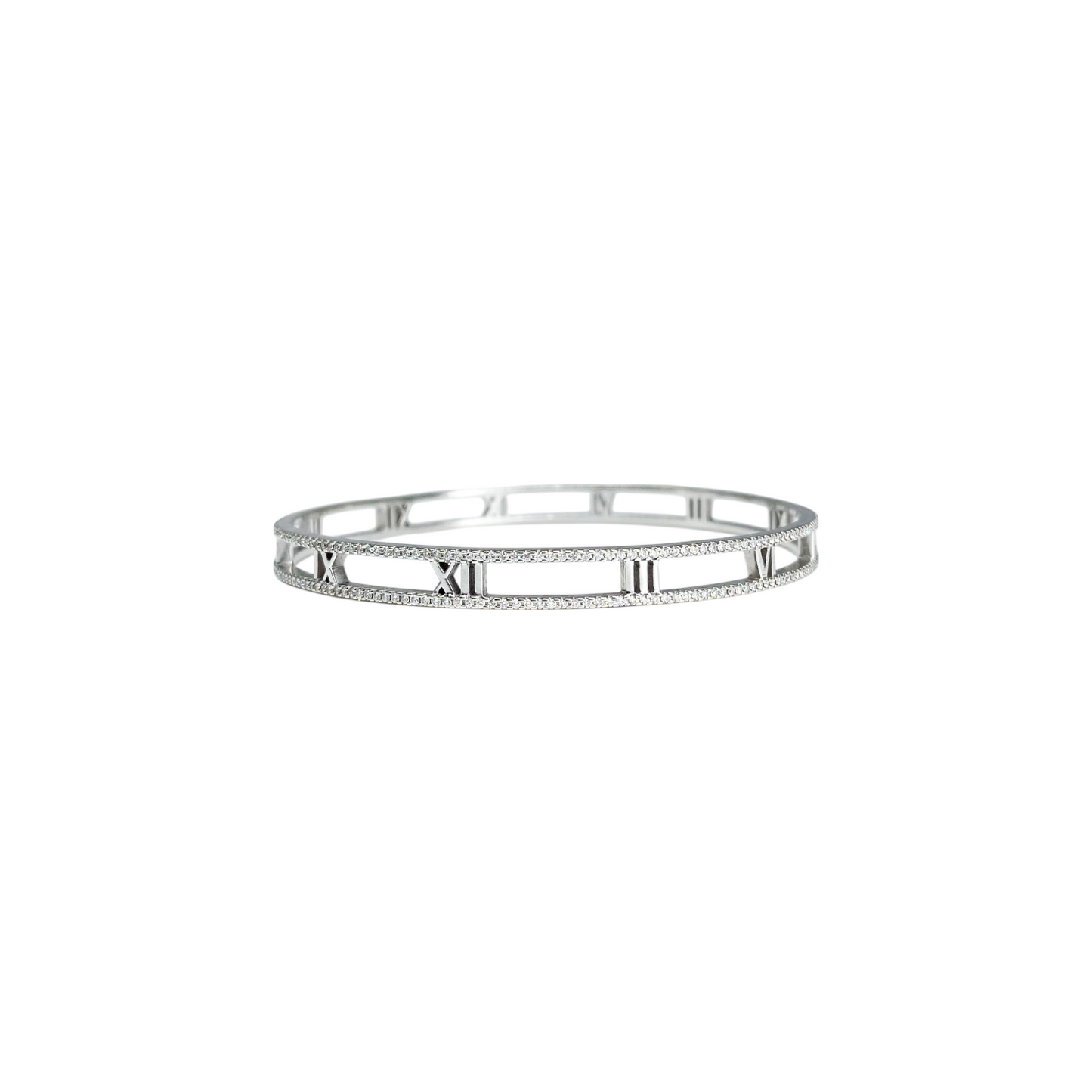 Tiffany & Co. White Gold Diamonds Atlas Bracelet