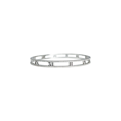 Tiffany & Co. White Gold Diamonds Atlas Bracelet