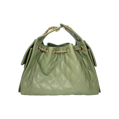 Chanel 25 Khaki Small