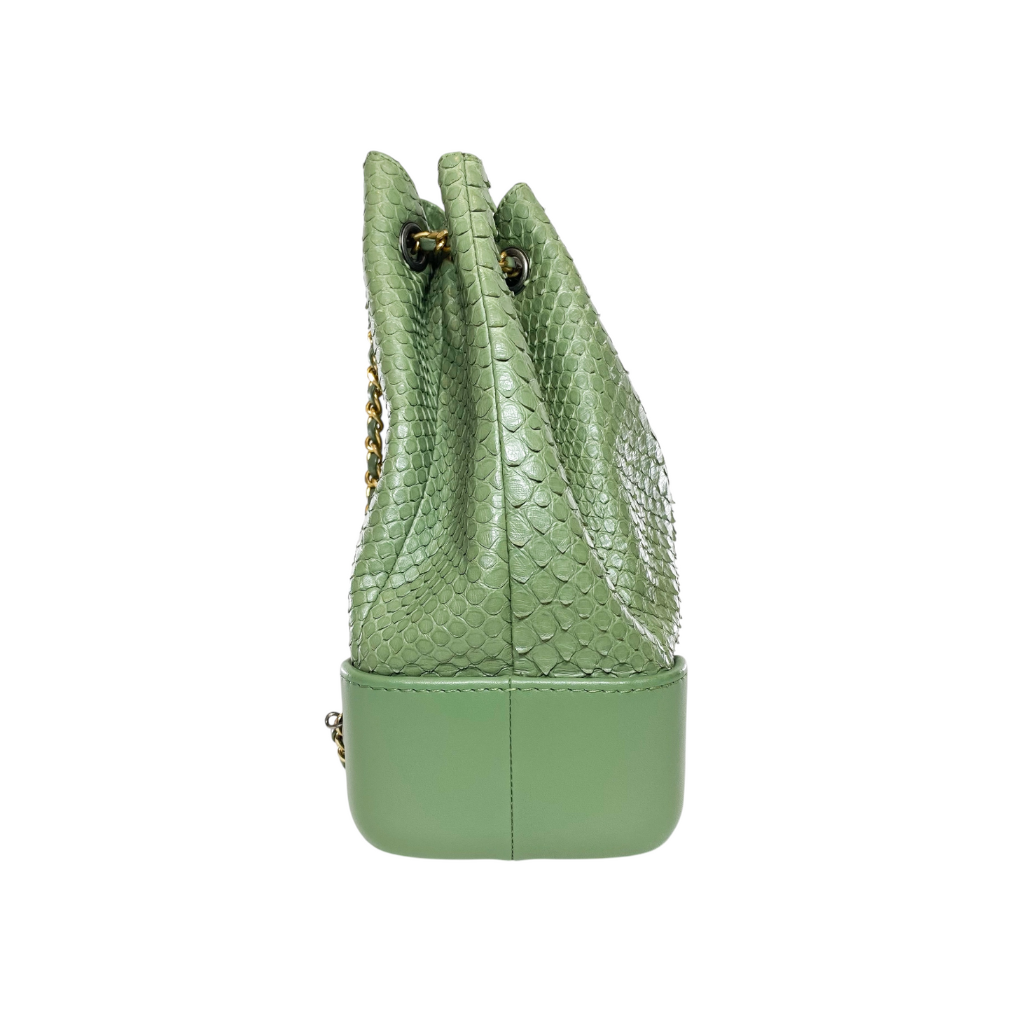 Chanel Green Python Gabrielle Backpack