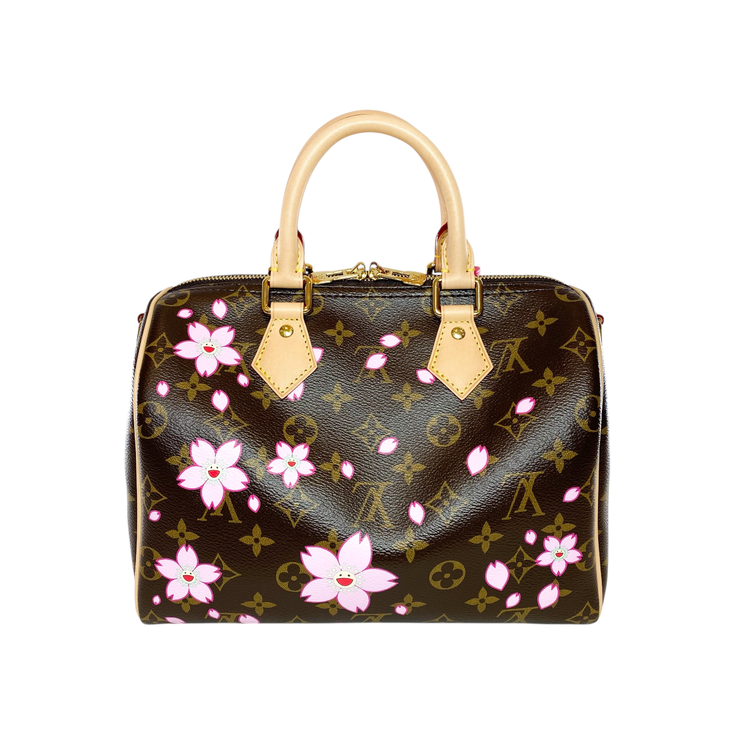 Louis Vuitton x Takashi Murakami Cherry Blossom Monogram Speedy Bandouliere 25