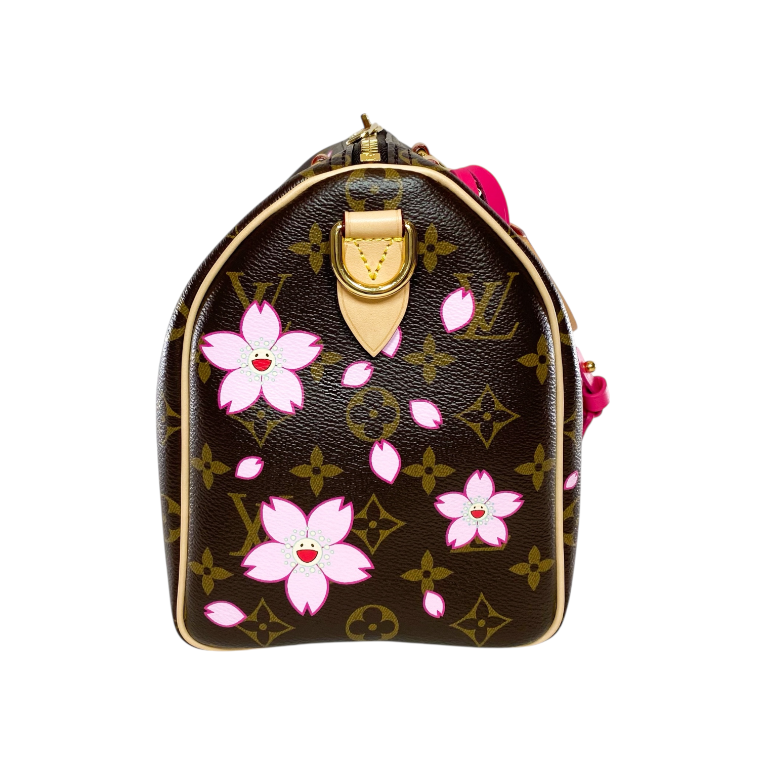 Louis Vuitton x Takashi Murakami Cherry Blossom Monogram Speedy Bandouliere 25
