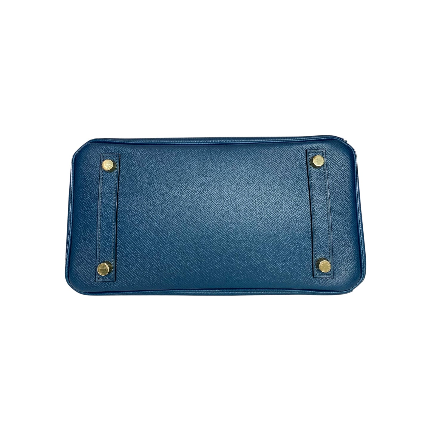 Hermes Birkin 25 Bleu de Prusse Bleu Indigo Noir Epsom Gold Hardware