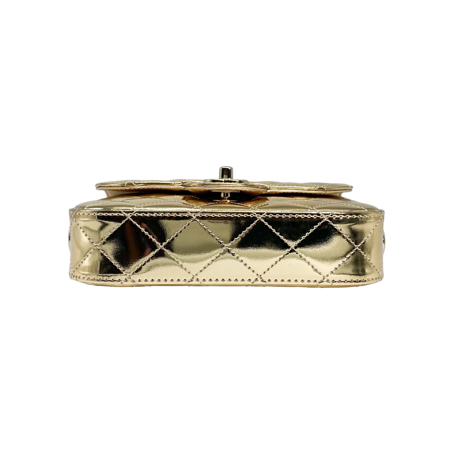 Chanel Gold Mirror Hollywood Boulevard Mini Flap Bag