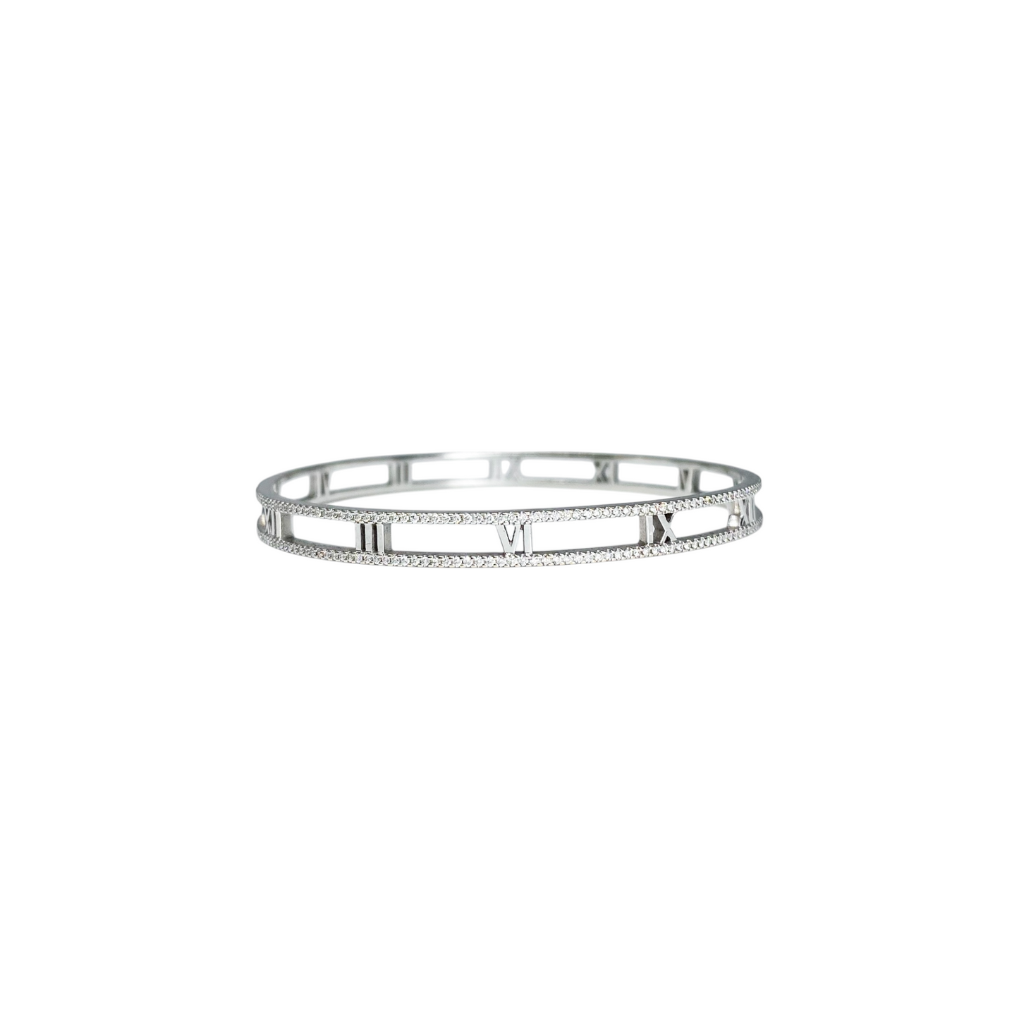 Tiffany & Co. White Gold Diamonds Atlas Bracelet
