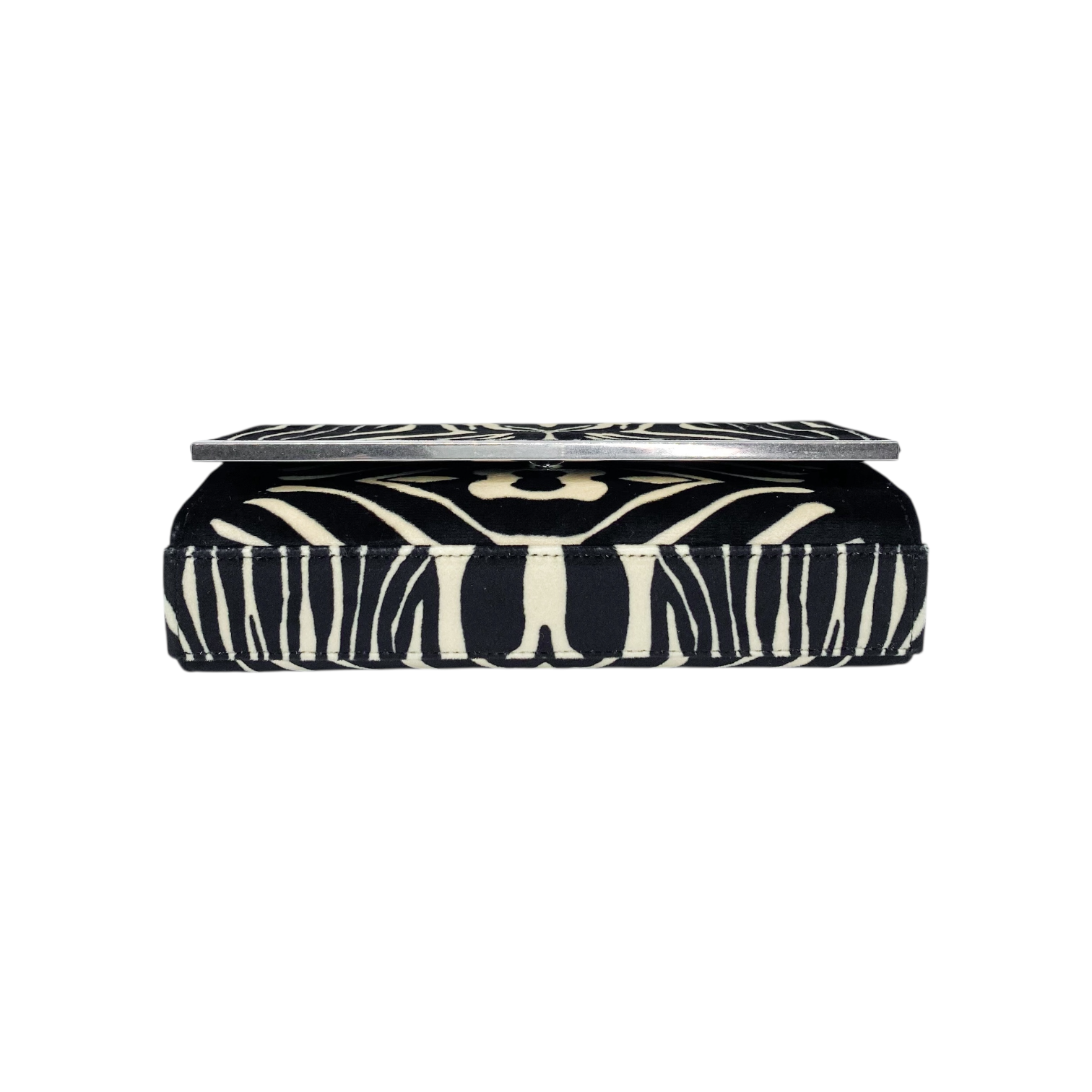 Saint Laurent Nero Beige Zebra Small Kate Bag