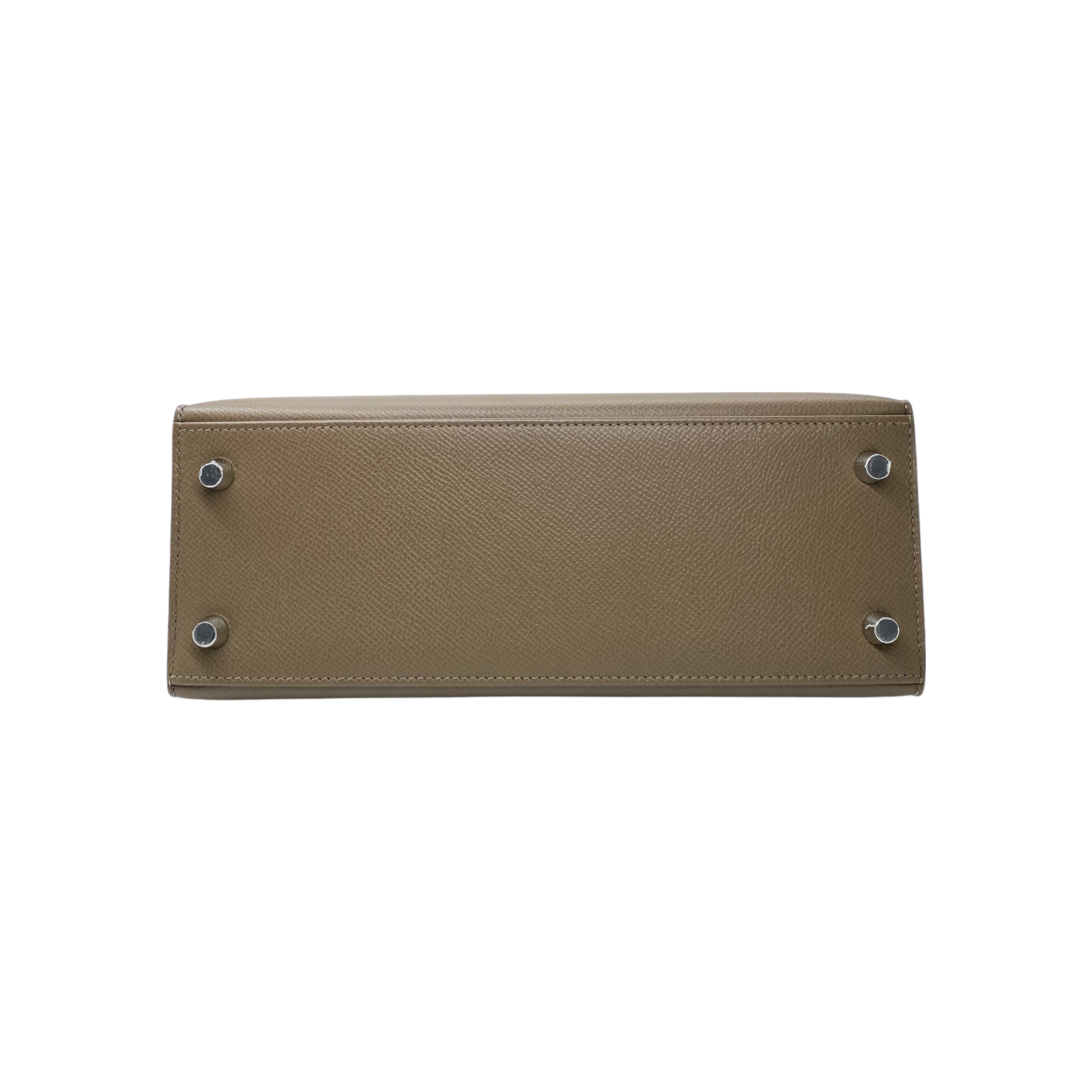 Hermes Kelly 25 Etoupe Biscuit & Alezan Epsom Palladium Hardware
