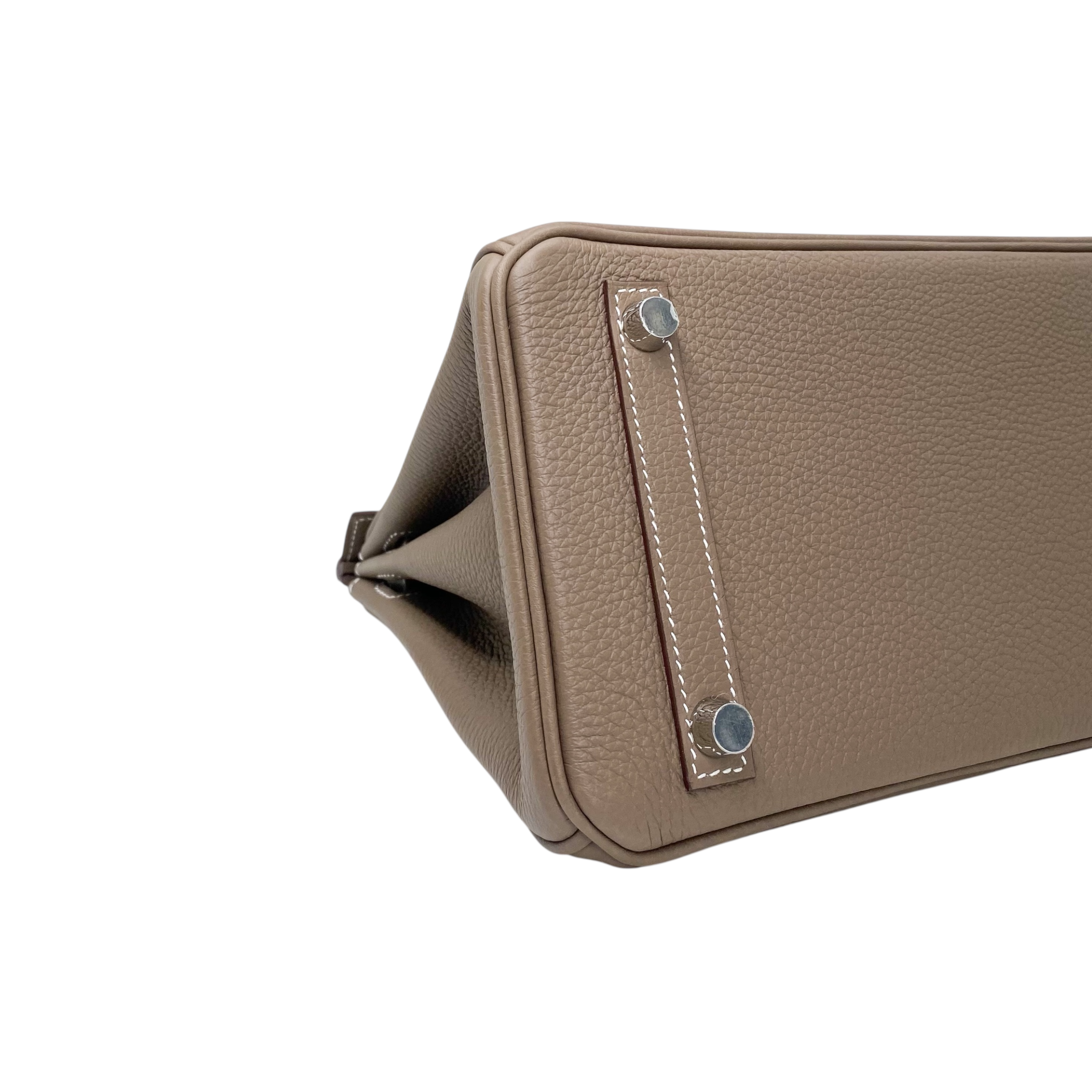 Hermes Birkin 25 Etoupe Togo Palladium Hardware