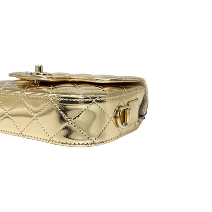 Chanel Gold Mirror Hollywood Boulevard Mini Flap Bag