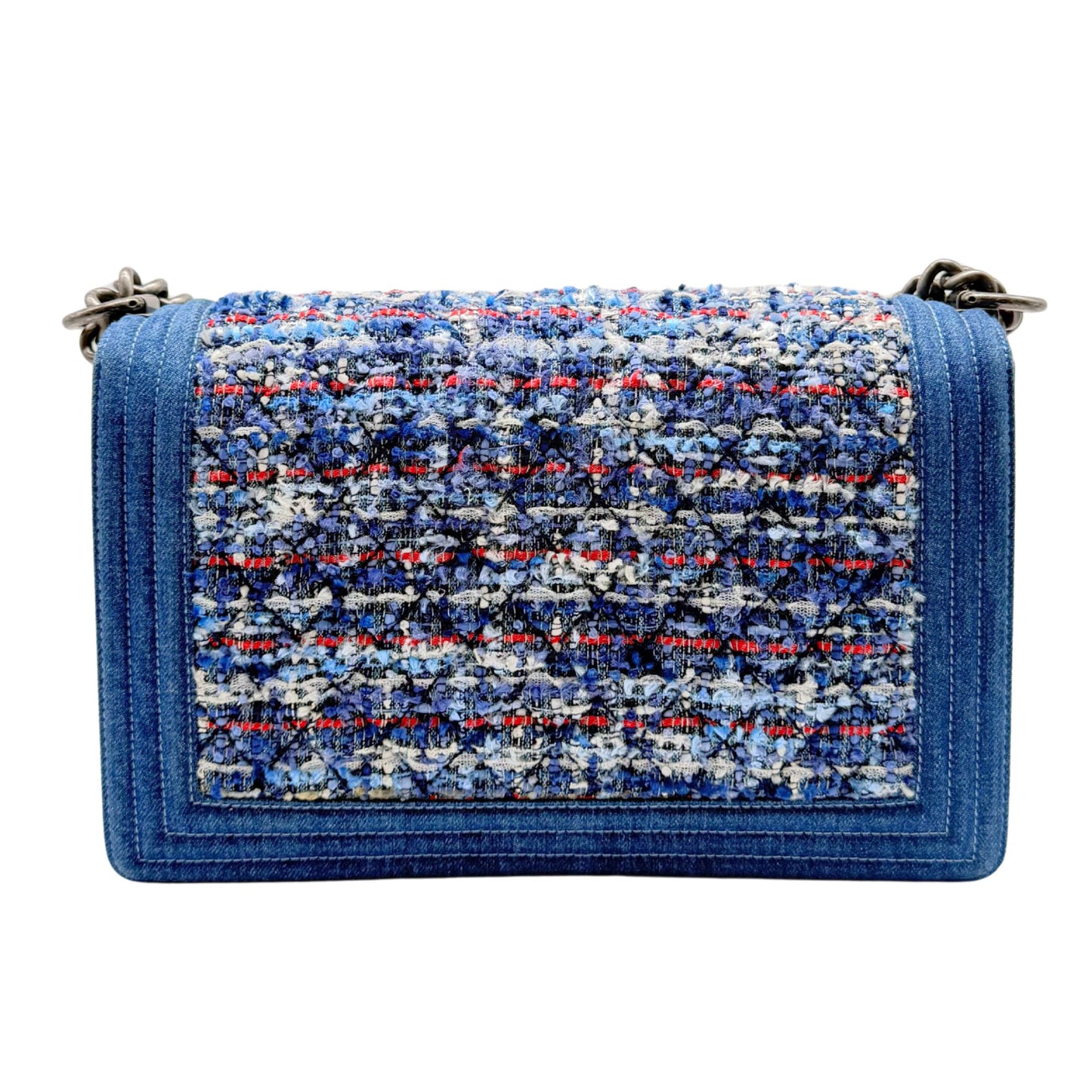 Chanel Medium Denim and Tweed Boy Bag