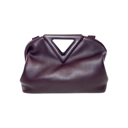 Bottega Veneta Grape The Point Triangle Bag