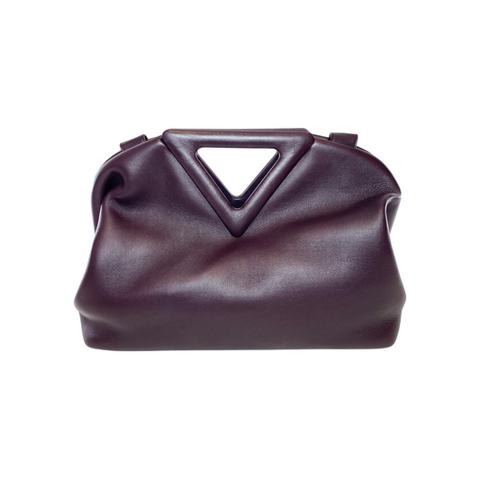 Bottega Veneta Grape The Point Triangle Bag