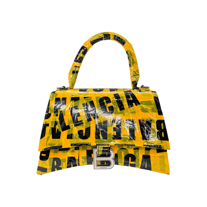 Balenciaga Yellow Tape Hourglass Bag