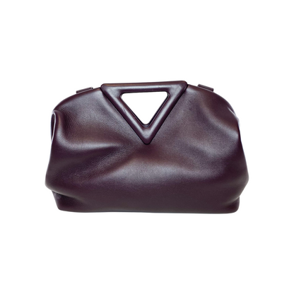 Bottega Veneta Grape The Point Triangle Bag