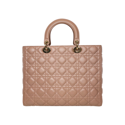 Dior Taupe Large Lady Dior