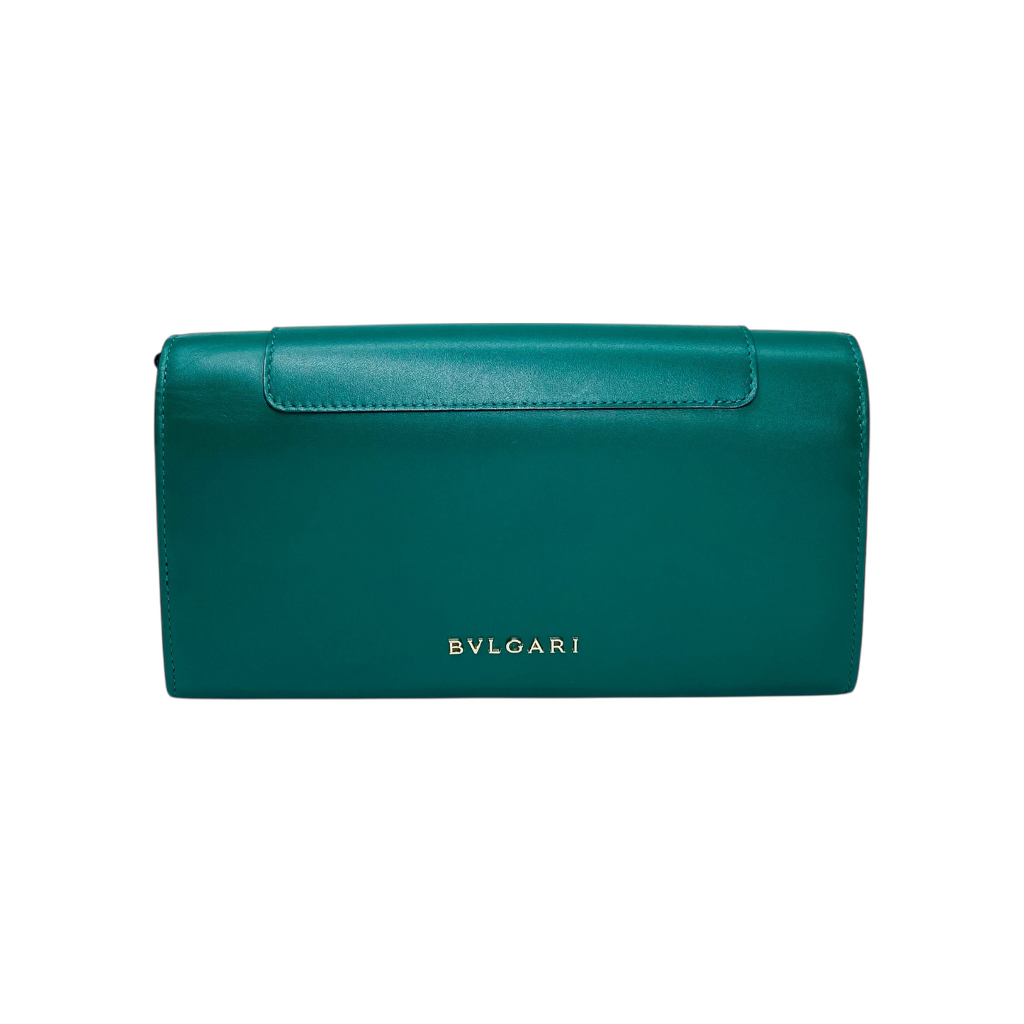 Bvlgari Green Serpenti Forever Wallet on Chain