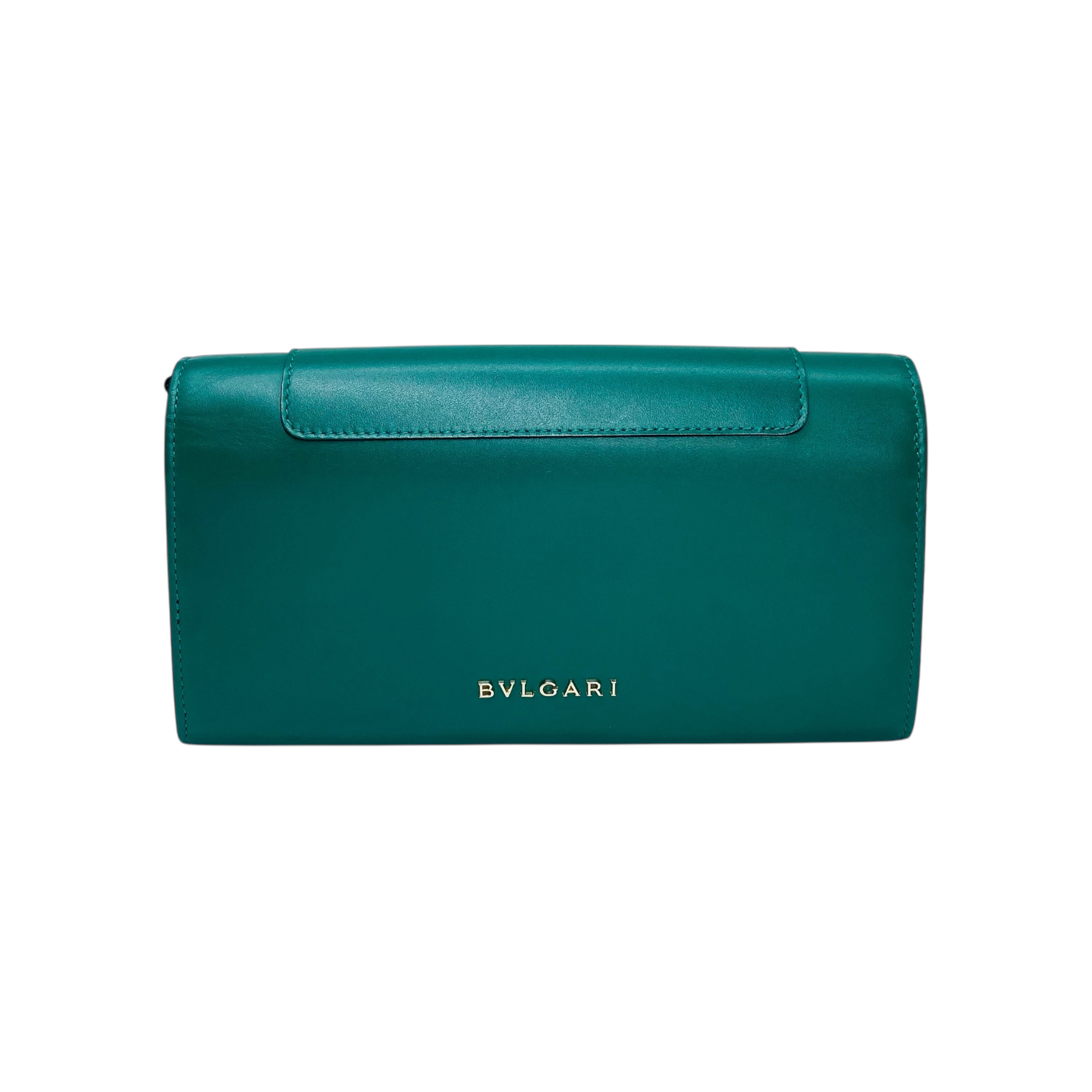 Bvlgari Green Serpenti Forever Wallet on Chain