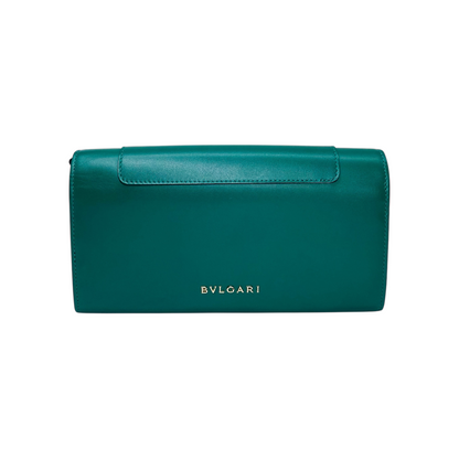 Bvlgari Green Serpenti Forever Wallet on Chain