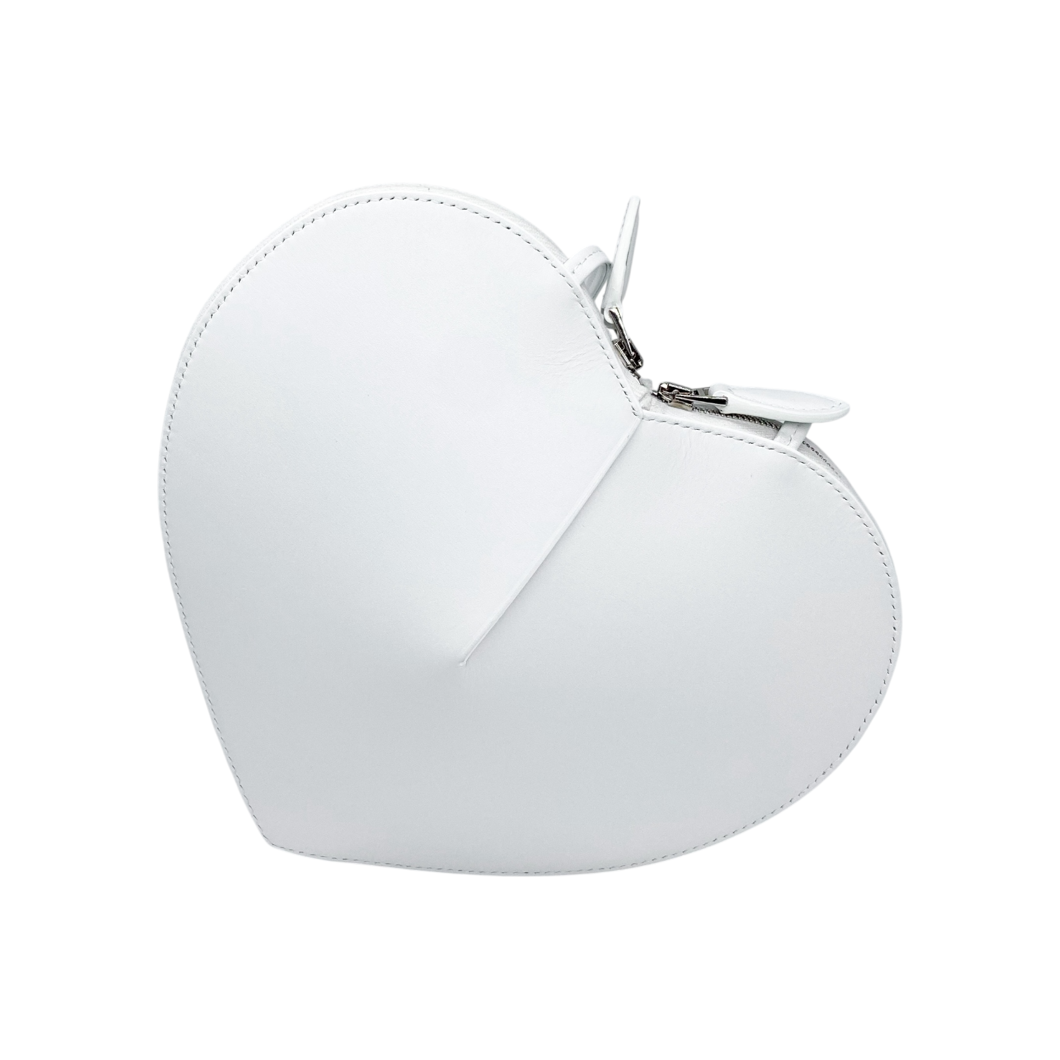 Alaia White Heart Shoulder Bag