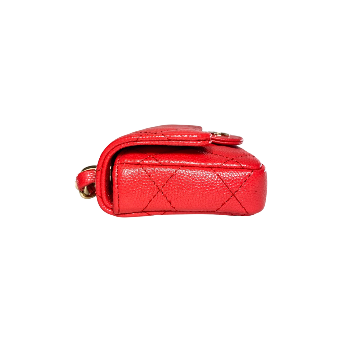 Chanel Red Mini Flap Bag Charm