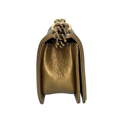 Chanel Gold Small Boy Bag