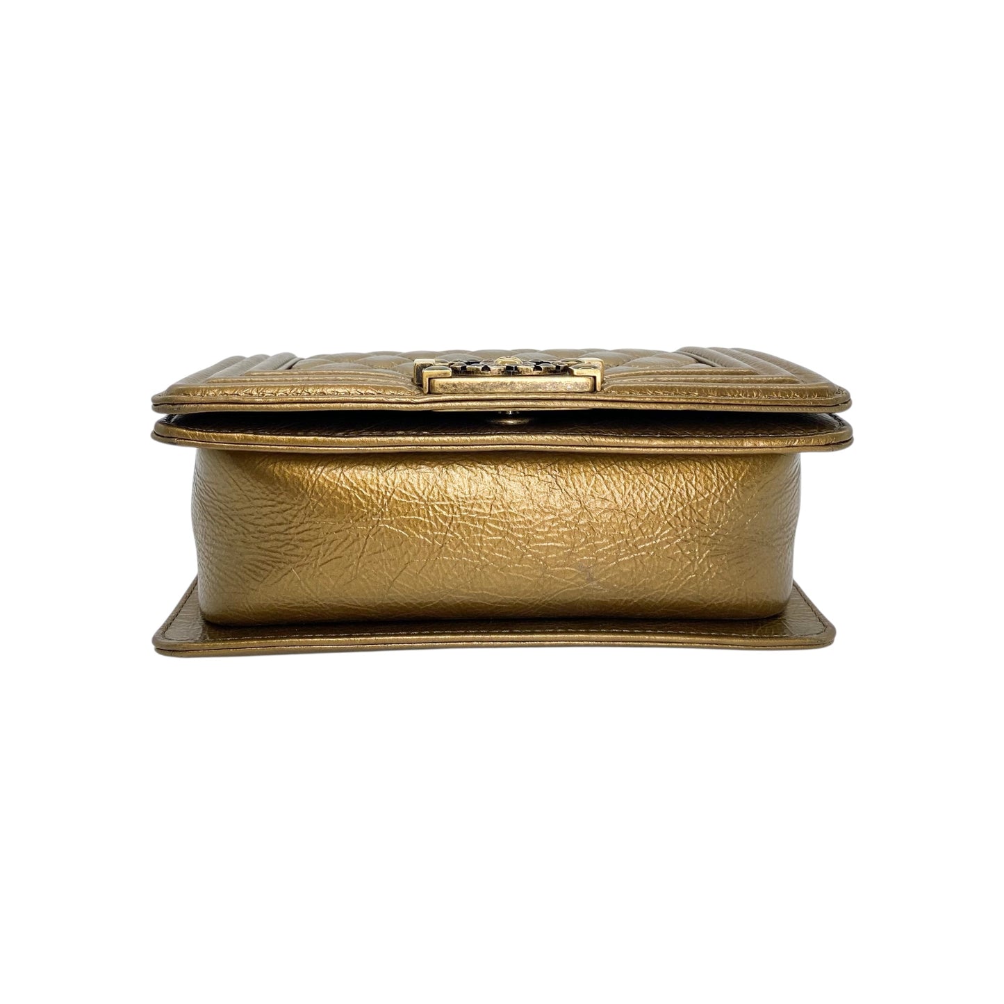 Chanel Gold Small Boy Bag