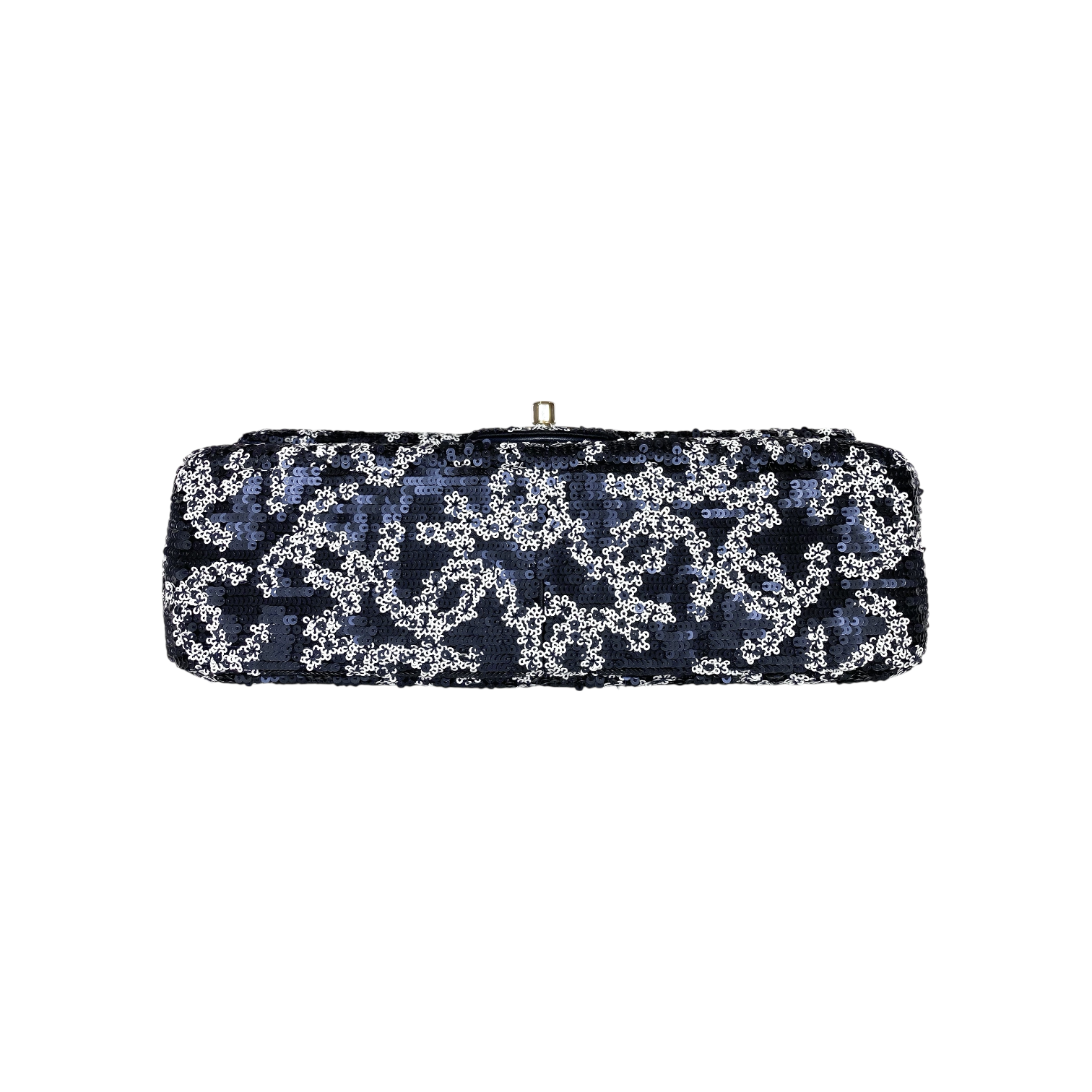 Chanel Navy Sequin CC Flap Bag