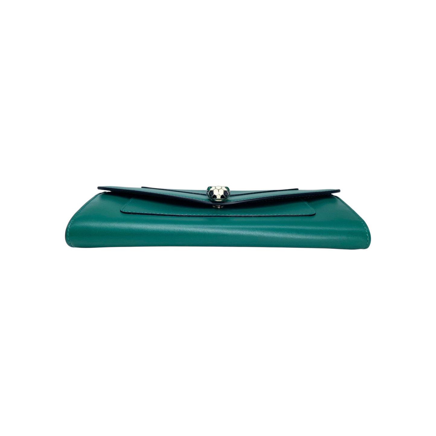 Bvlgari Green Serpenti Forever Wallet on Chain