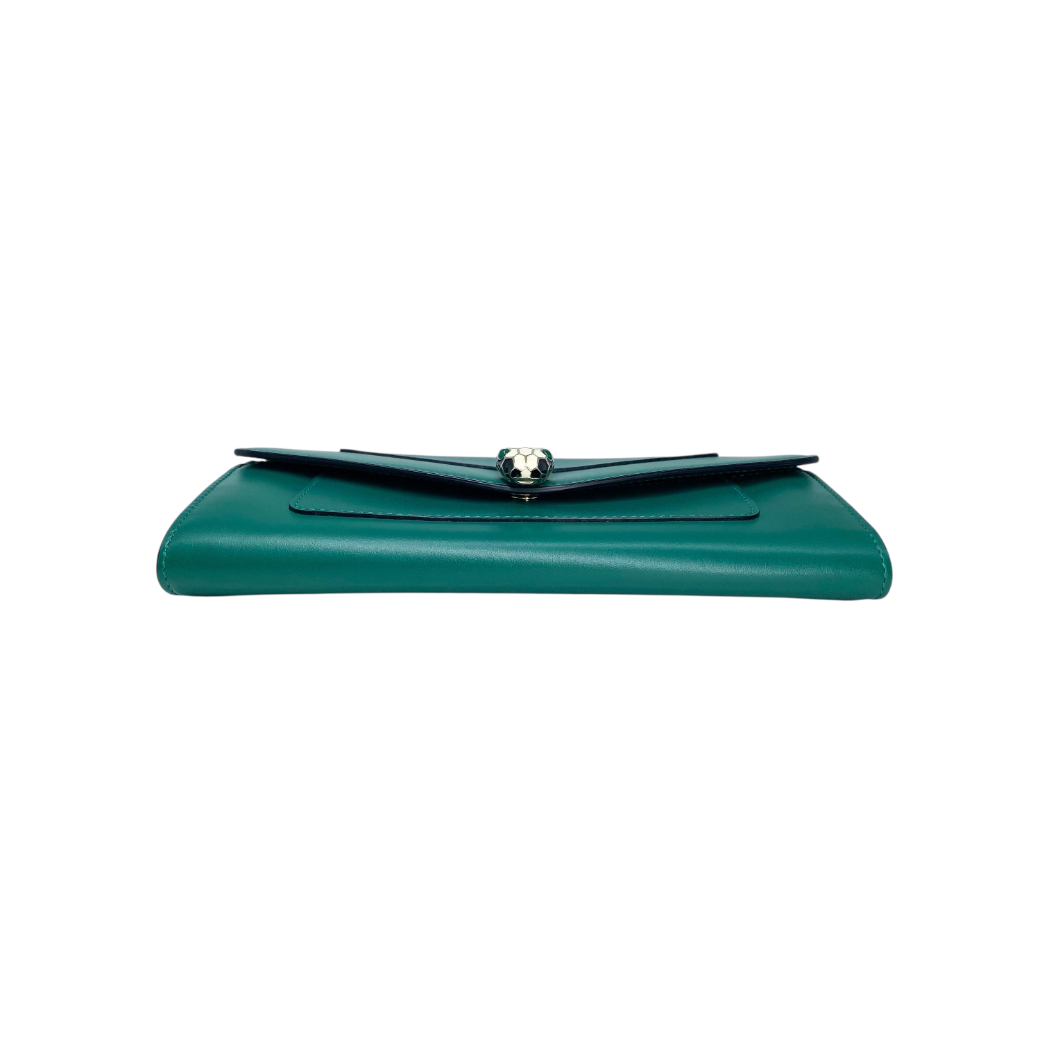Bvlgari Green Serpenti Forever Wallet on Chain