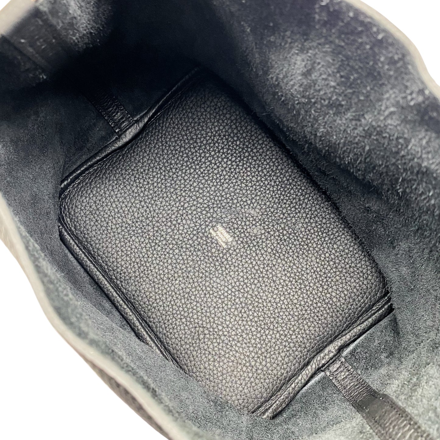 Hermes Picotin 22 Black Clemence Palladium Hardware