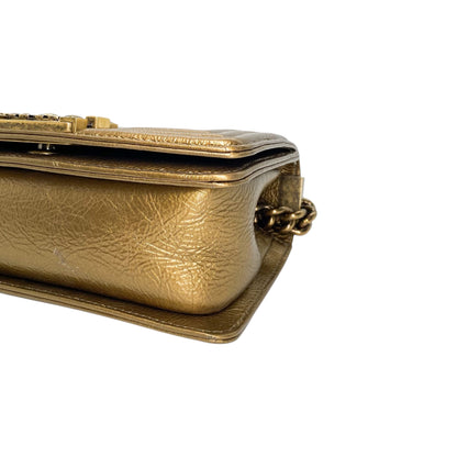 Chanel Gold Small Boy Bag