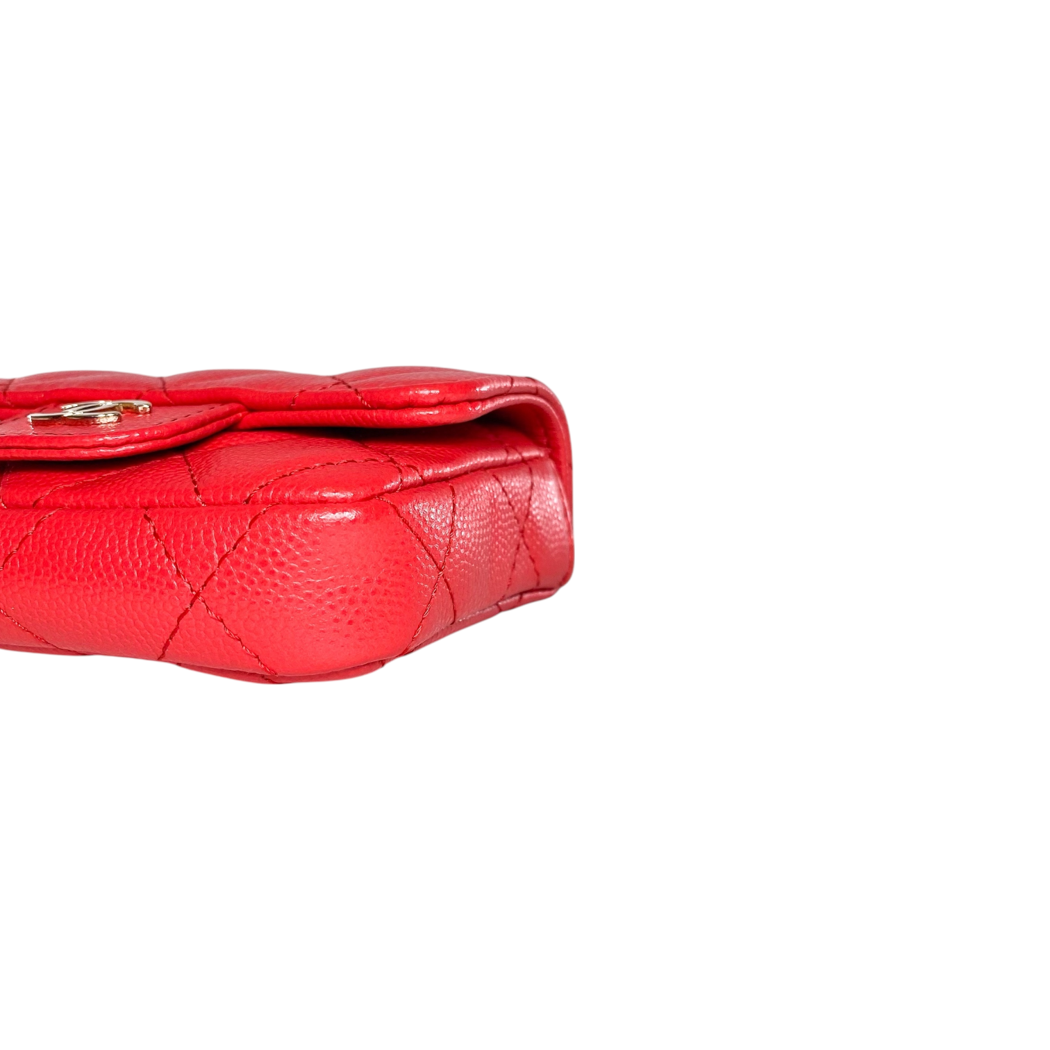 Chanel Red Mini Flap Bag Charm