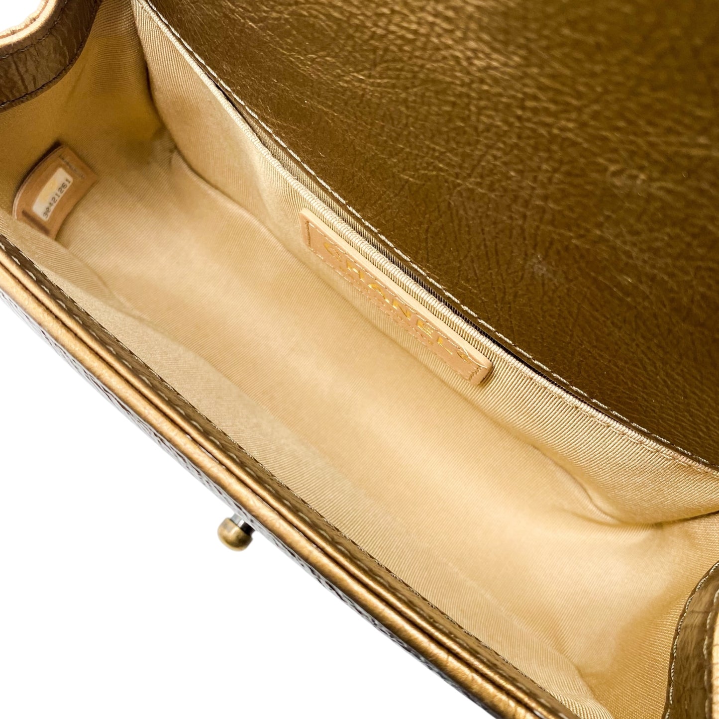 Chanel Gold Small Boy Bag