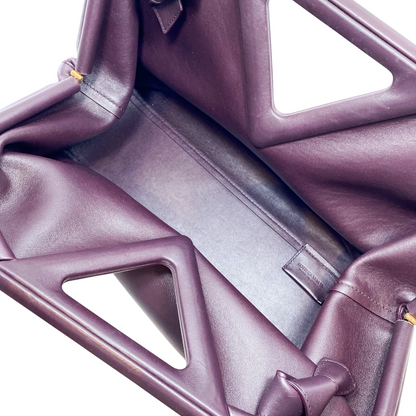 Bottega Veneta Grape The Point Triangle Bag