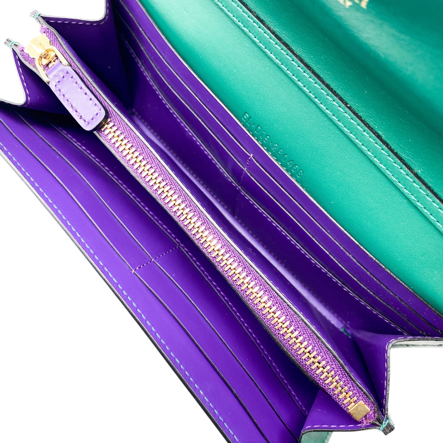 Bvlgari Green Serpenti Forever Wallet on Chain