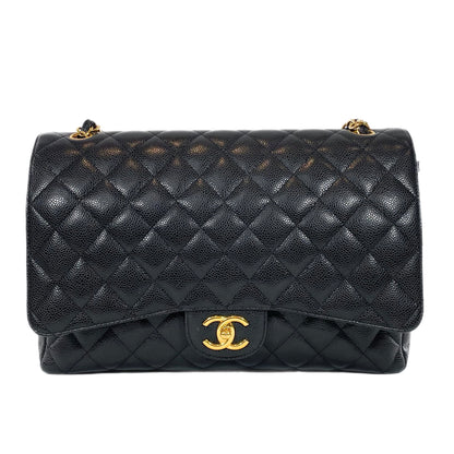 Chanel Black Caviar Maxi GHW