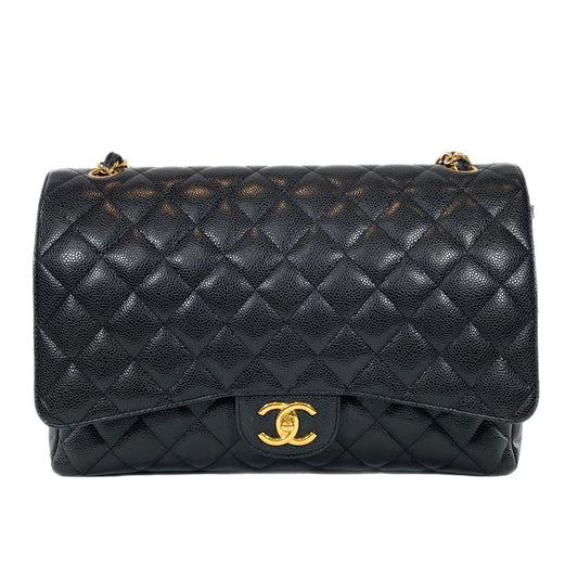 Chanel Black Caviar Maxi GHW