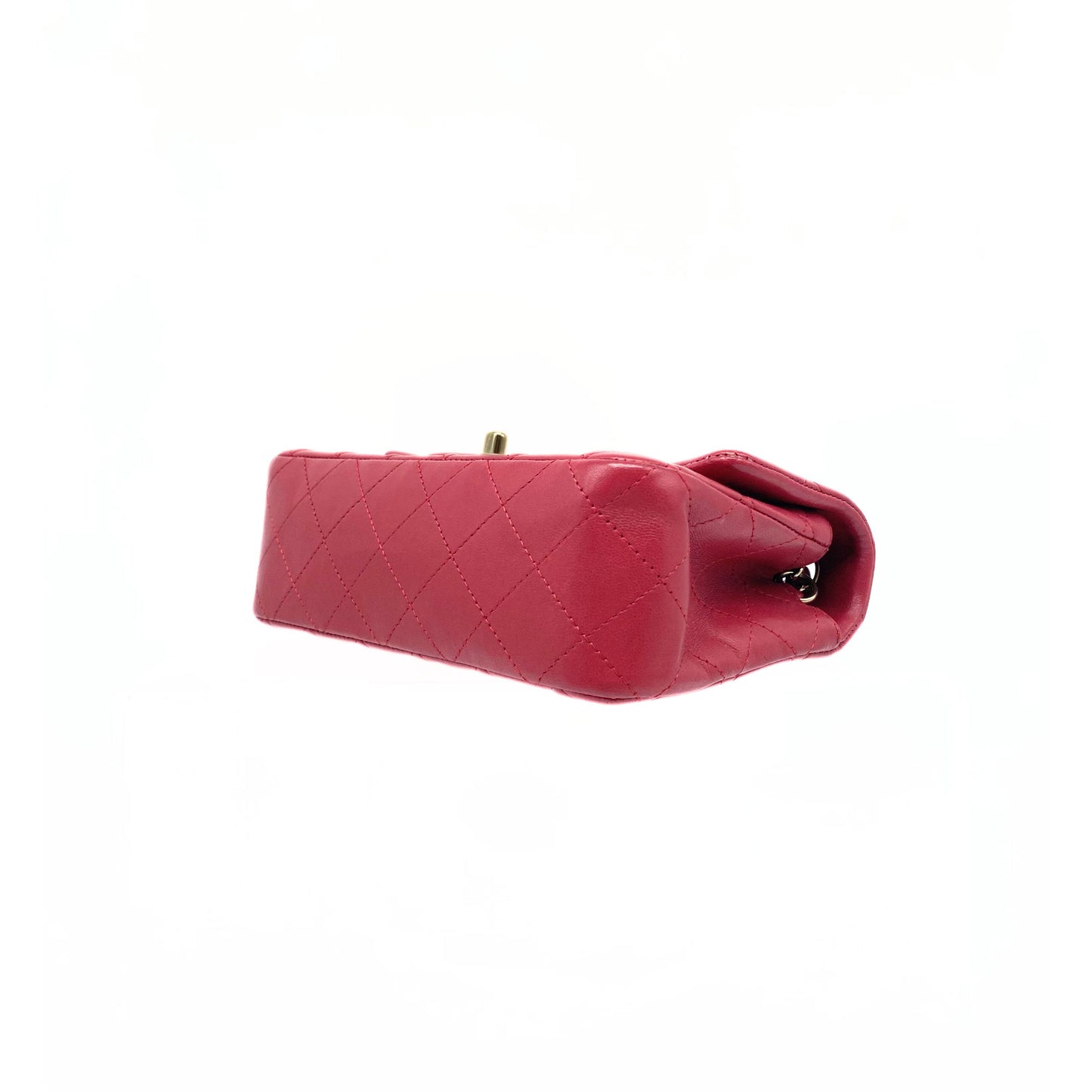 Chanel Raspberry Mini Rectangle