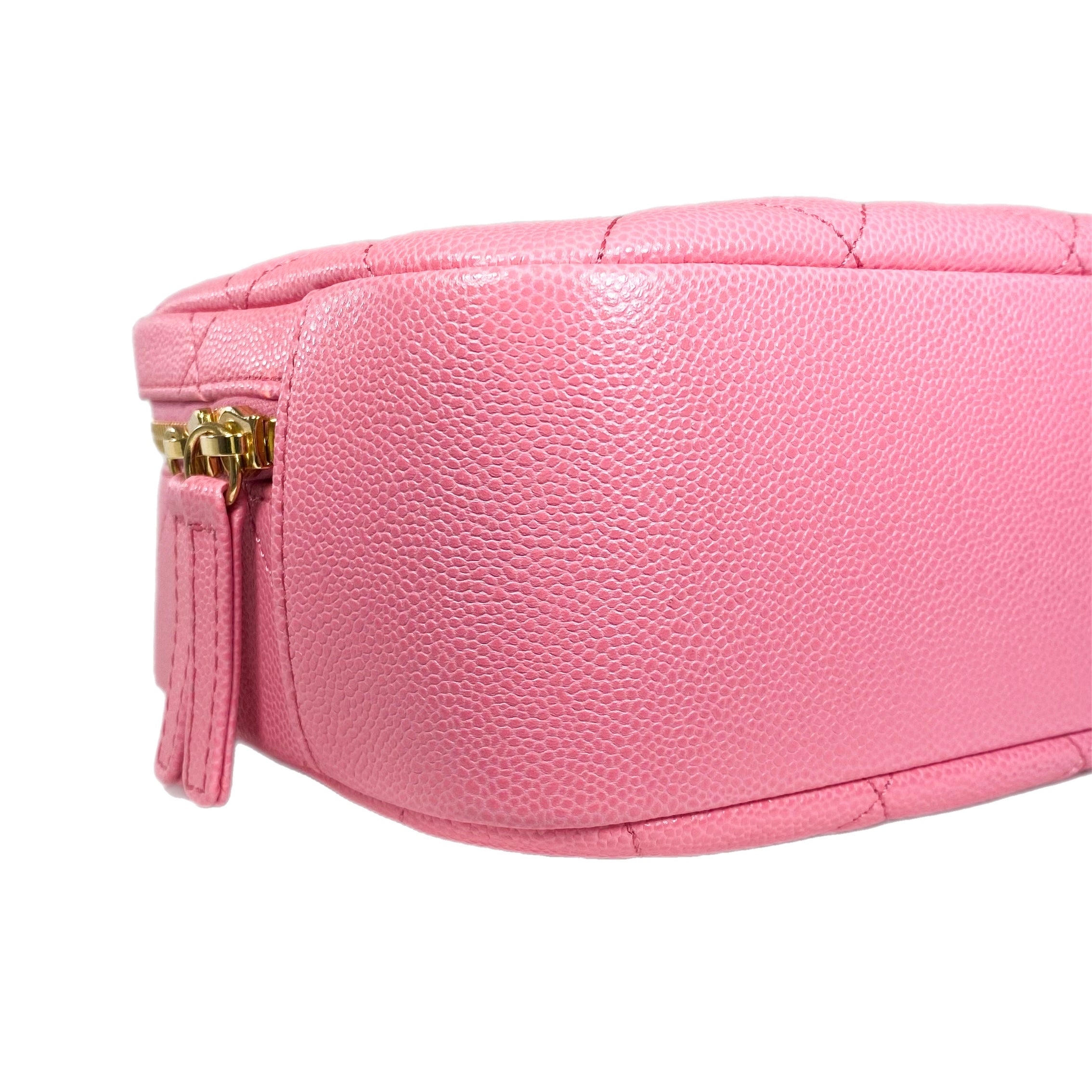 Chanel Pink Caviar Vanity Case
