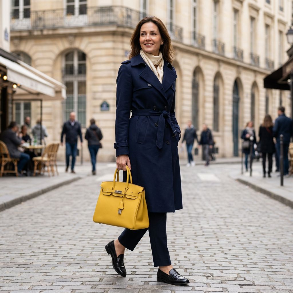 Hermes Birkin 30 Jaune de Ambre Togo Platinum Hardware