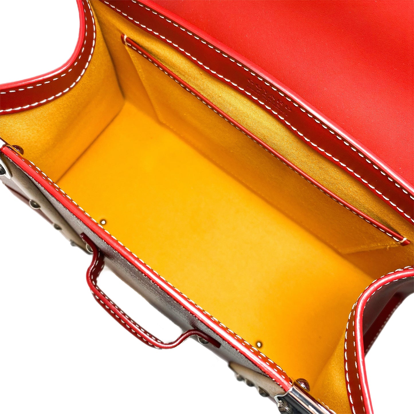 Goyard Red Saigon Top Handle PM